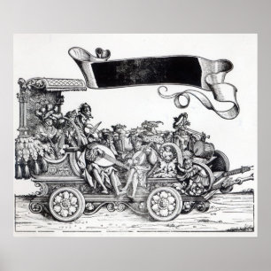 Poster Scène de la procession triomphale de Maximilien