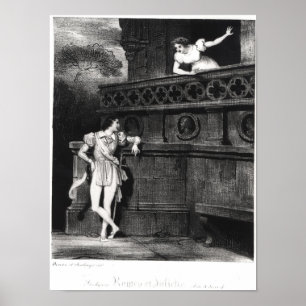 Poster Scène de l'acte III de "Roméo et Juliette"