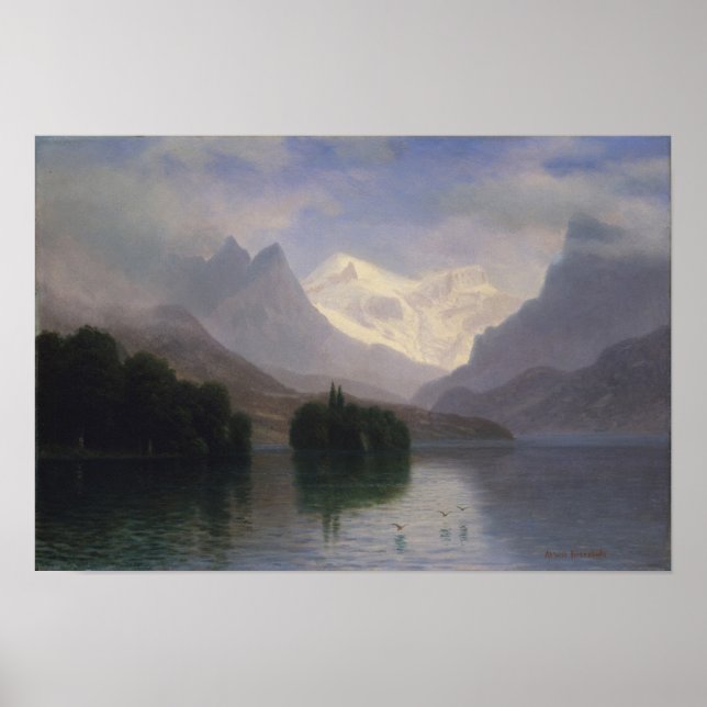 Poster Scène de montagne (Devant)