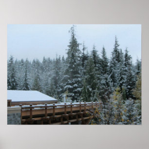 Poster Scène de neige à Whistler, C.-B.