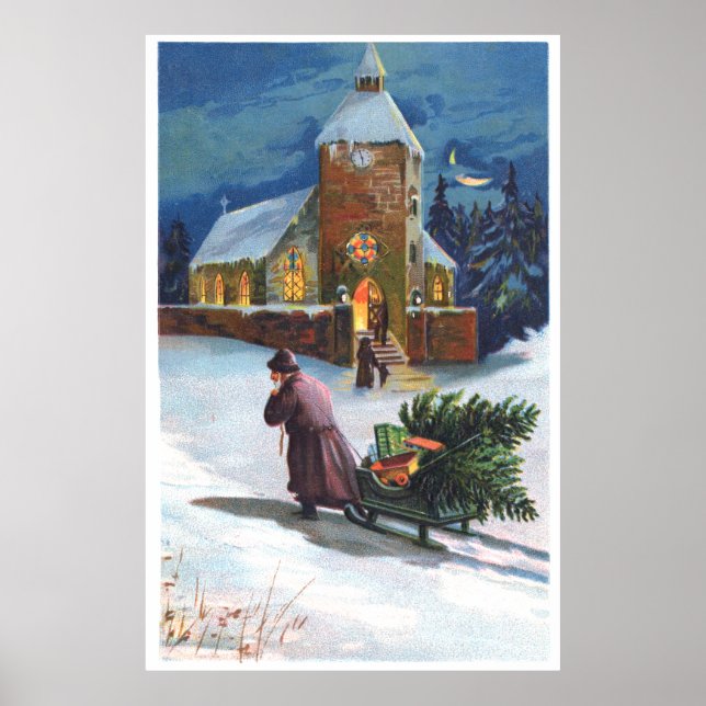 Poster Scène de Noël (Devant)