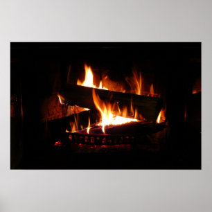 Poster Scène de photographie hivernale chaleureuse de che