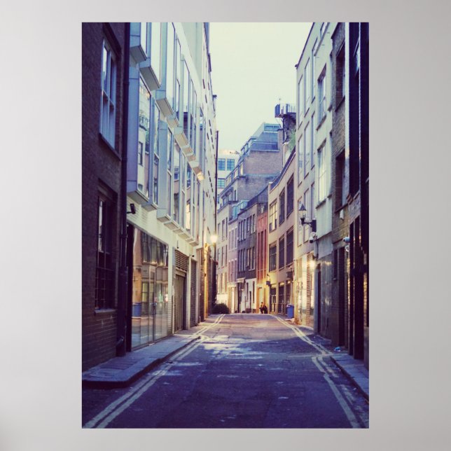 Poster Scène de Soho London Street (Devant)