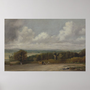 Poster Scène de soufflage en Suffolk - Constable