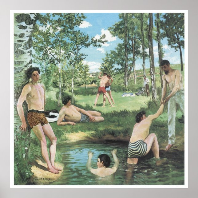 Poster Scène d'été, 1869 (Devant)