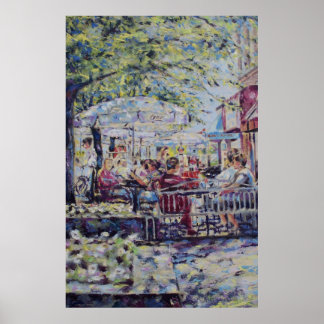 Poster Scène d'été de la rue principale de Gratzi