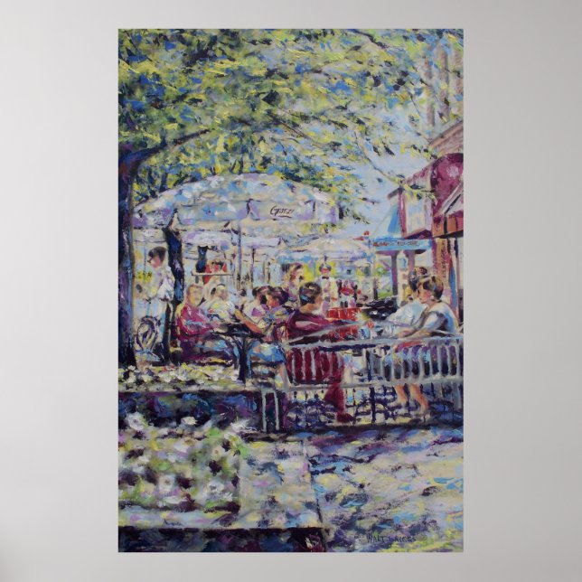 Poster Scène d'été de la rue principale de Gratzi (Devant)