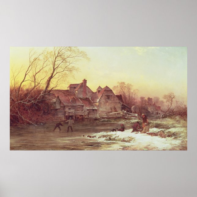 Poster Scène d'hiver 2 (Devant)