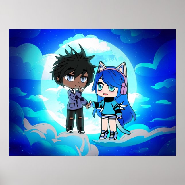 Poster Scène du ciel de Gacha (Devant)