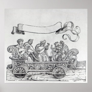 Poster Scène du cortège triomphal de Maximilian