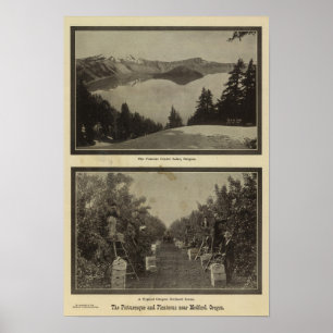 Poster Scène du Crater Lake Oregon Orchard