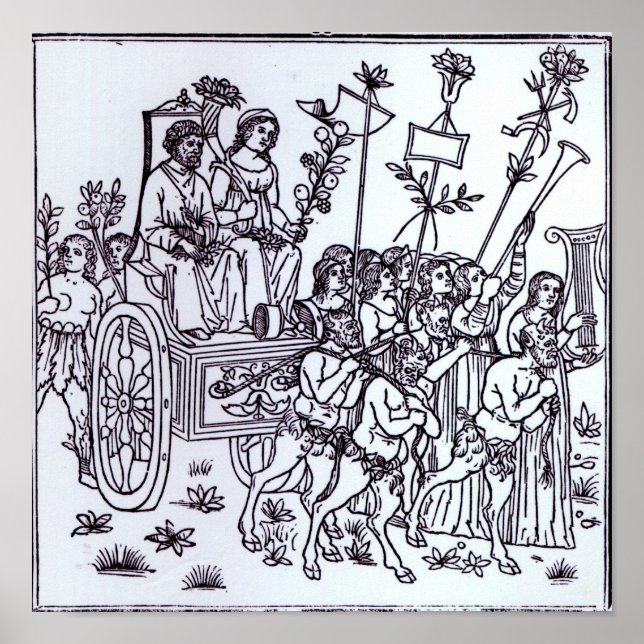 Poster Scène du Decameron (Devant)