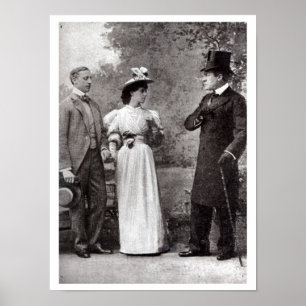 Poster Scène d'une représentation d'importance de Bein