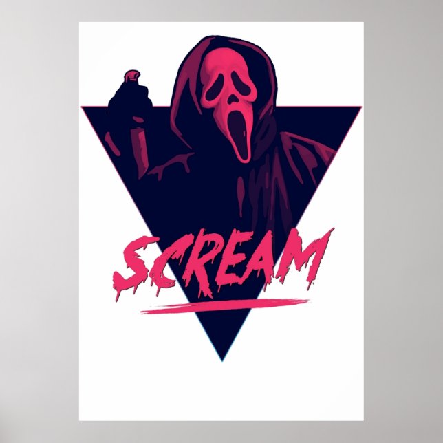 Poster Scène film 80s design (Devant)