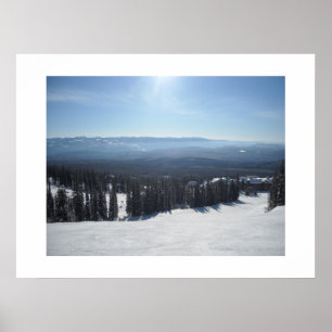 Poster Scène hivernale à Big White