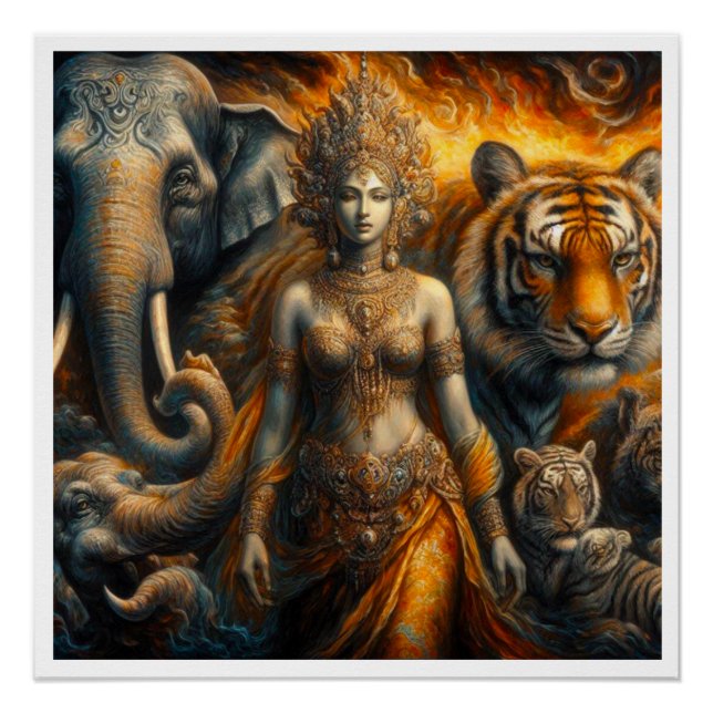 Poster Scène mystique spirituelle (Devant)