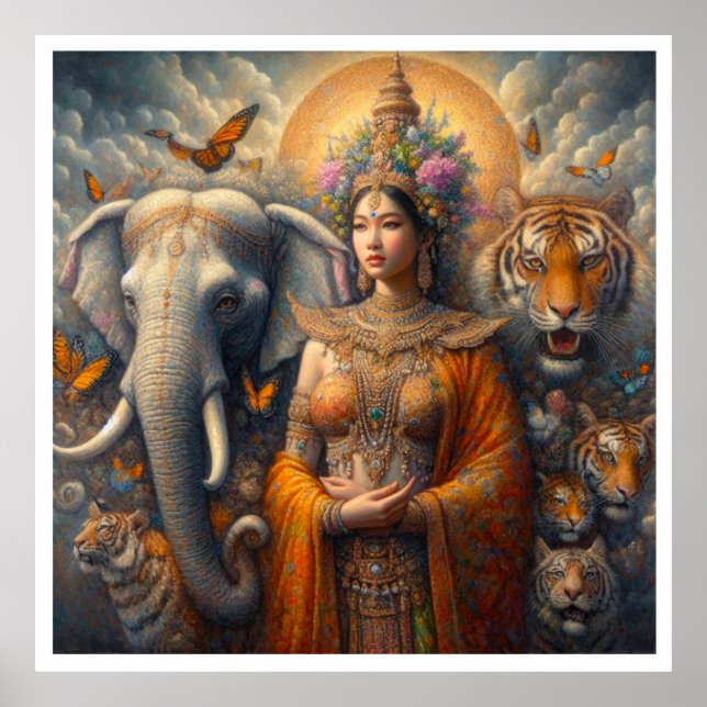 Poster Scène mystique spirituelle (Devant)