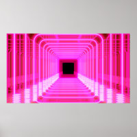 Scène pop art rose moderne