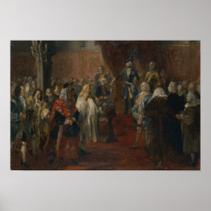 Poster Scène silésienne d'hommage, 1855