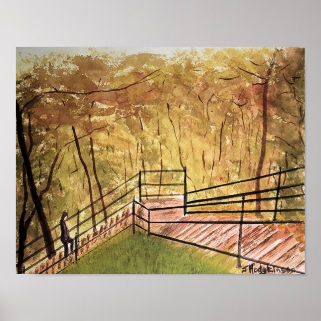 POSTER SCÈNES CANADIENNES : MONTRÉAL - COULEUR D'EAU (Devant)