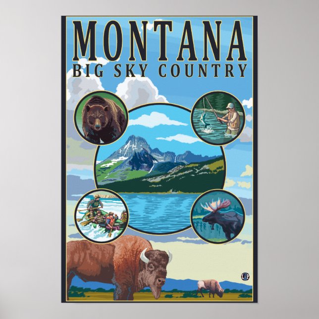 Poster Scènes d'état du Montana (Devant)