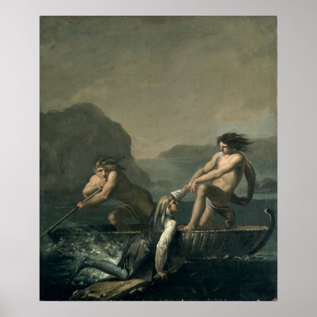 Poster Scènes du "voyage souterrain de Niels Klim" (Devant)