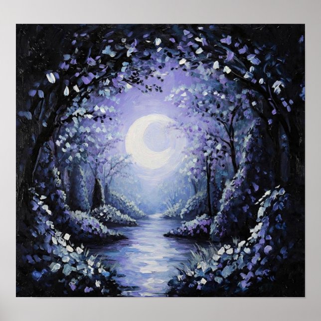 Poster Scènes florales (Devant)