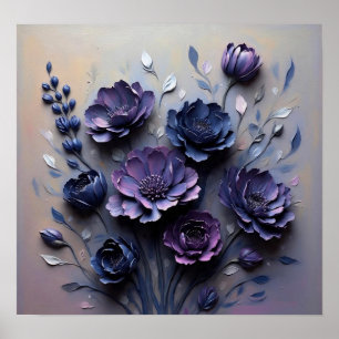 Poster Scènes florales