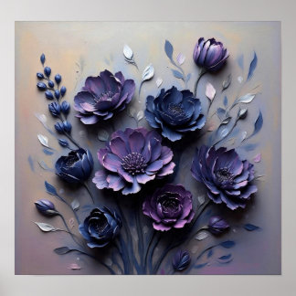 Poster Scènes florales