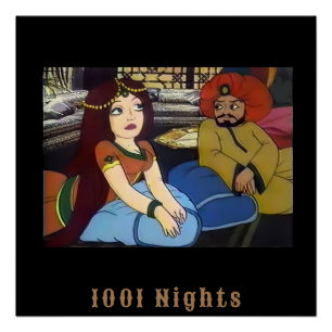 Poster Scheherazade Mille et une nuits d'Arabie