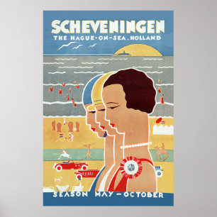 Poster Scheveningen Beach
