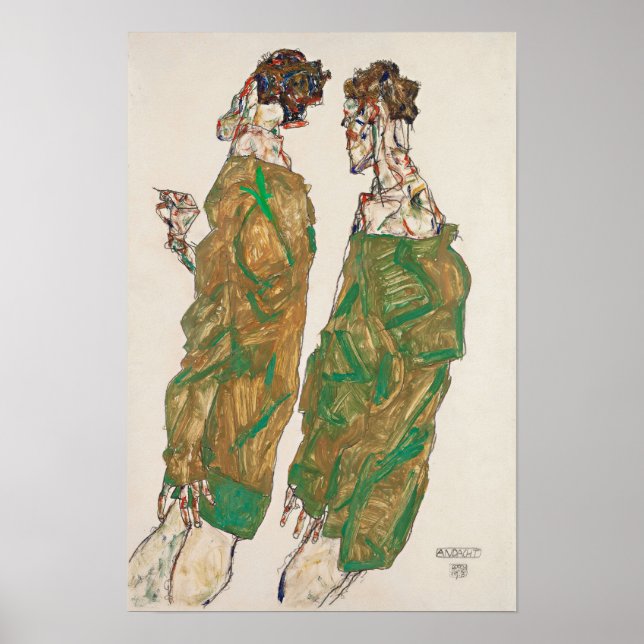 Poster Schiele - Dévotion (Devant)
