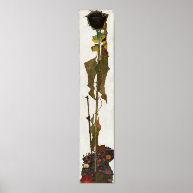 Poster Schiele - Tournesols 1909 (Devant)