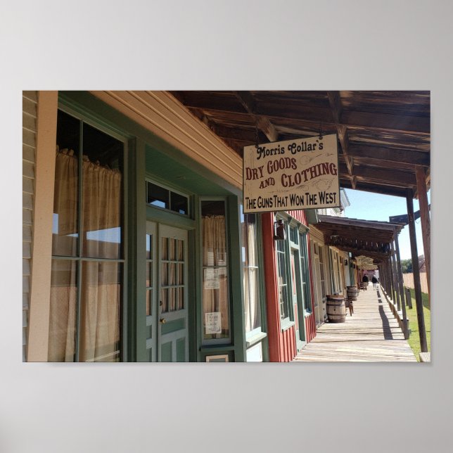 Poster Schiff Hill, Front Street, Dodge City, Kansas (Devant)
