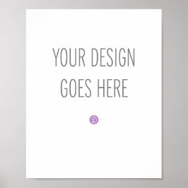 Poster Schild Drucken (8"x10")