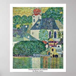 Poster Schloss Kammer AM Attersee par Klimt Gustav