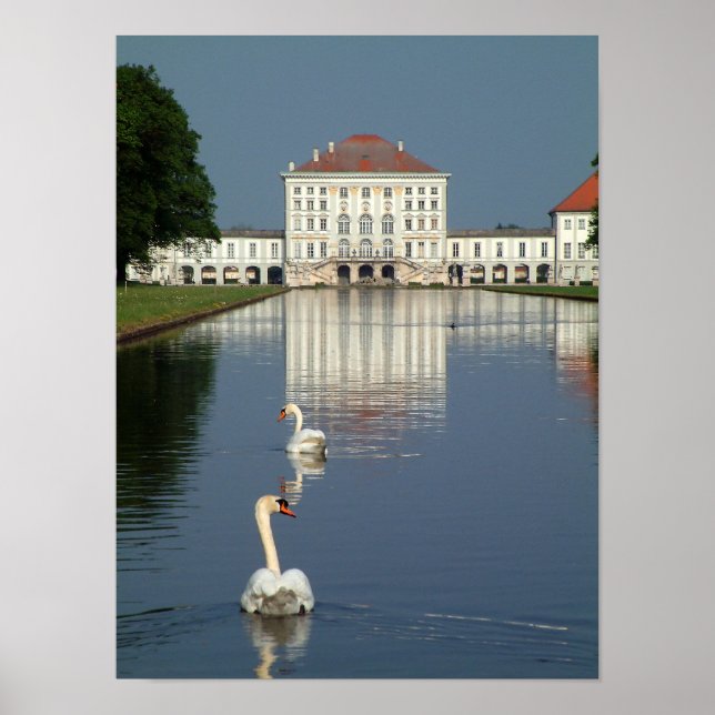 Poster Schloss Nymphenburg (Devant)