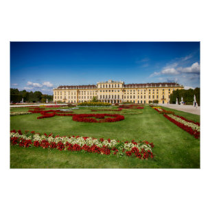 Poster Schloss Schoenbrunn Vienne Autriche