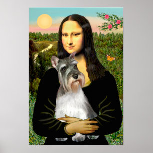 Poster Schnauzer 11N - Mona Lisa