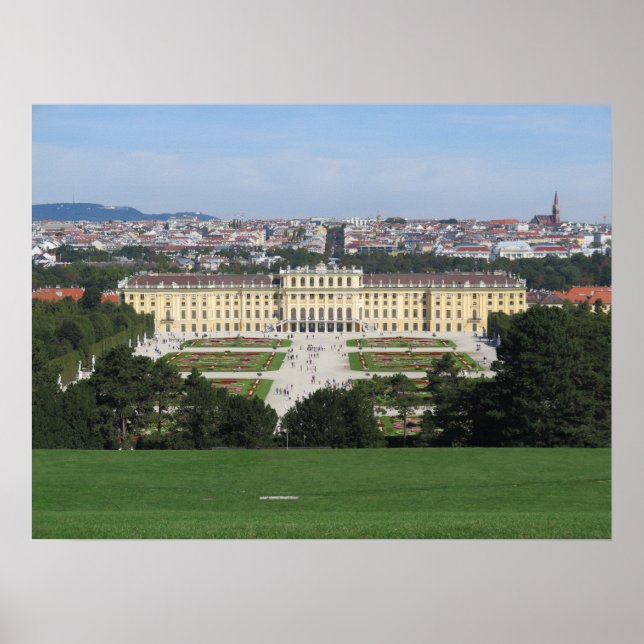 Poster Schönbrunn Vienne Autriche (Devant)