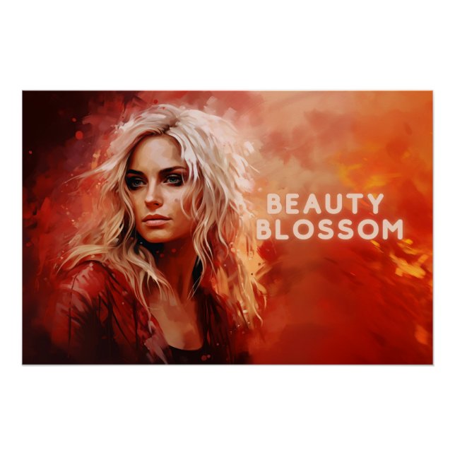 Poster Schönheit Blossom (Vorderseite)