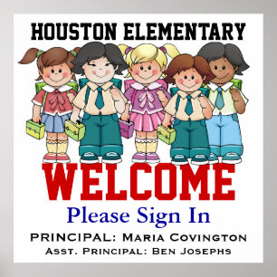 Poster School Welcome - SRF