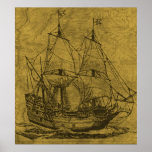 Poster Schooner