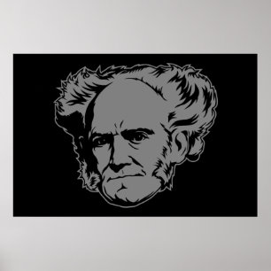 Poster Schopenhauer Portrait