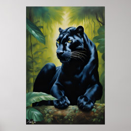 Poster | Schwarzer Panther | Art