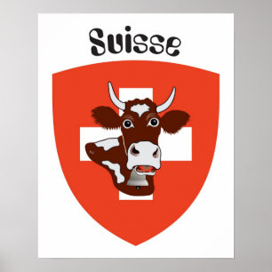 Poster Schweiz, Suisse, Svizzera, Svizra, Switzerland