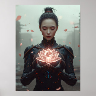 Poster Sci-Fi Fantastique : Renaissance Éternelle