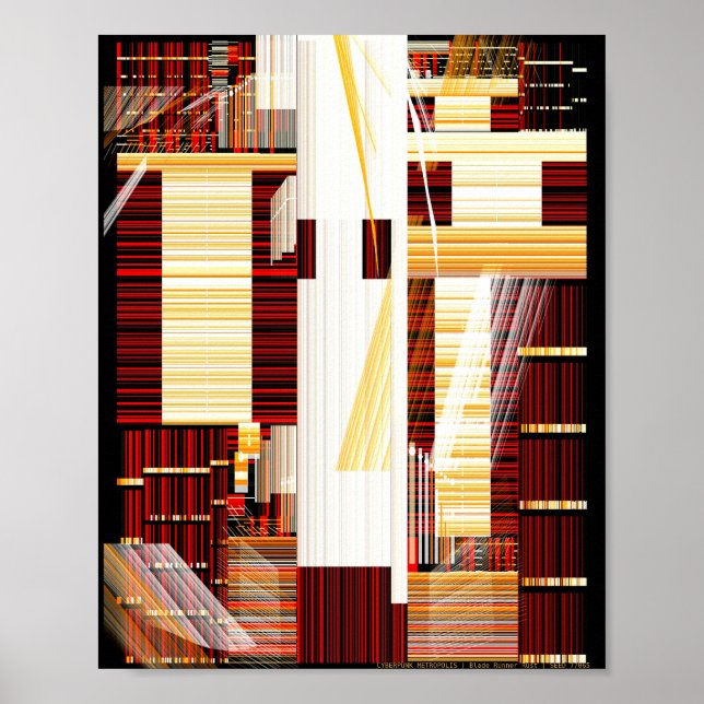 Poster Sci-fi Neo Metropolis  (Devant)