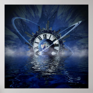 Poster Sci-Fi Time Splash