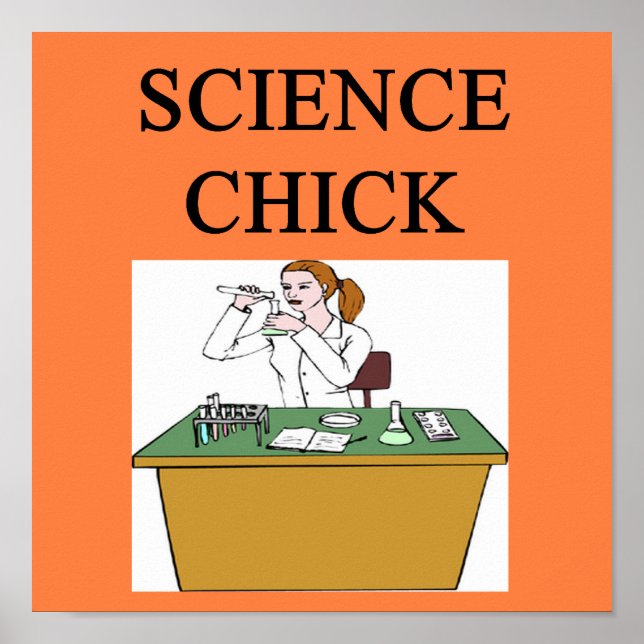 Poster SCIENCE CHICk (Devant)